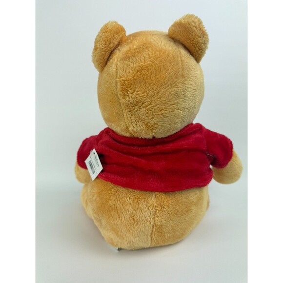 Disney Store Winnie The Pooh 12” Plush Stuffed Classic Bear Red Sweater NEW Tags - Picture 6 of 10